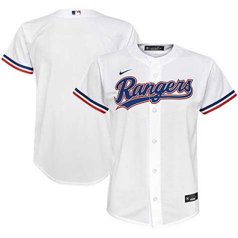 Texas Rangers Nike Youth Home Replica Team Jersey – White